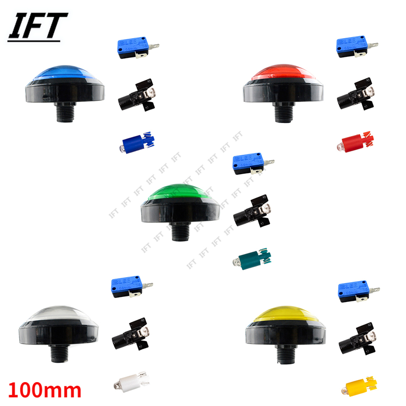 Arcade Games And Vending - 100Mm Nút Nhấn 5/12V Chiếu Sáng