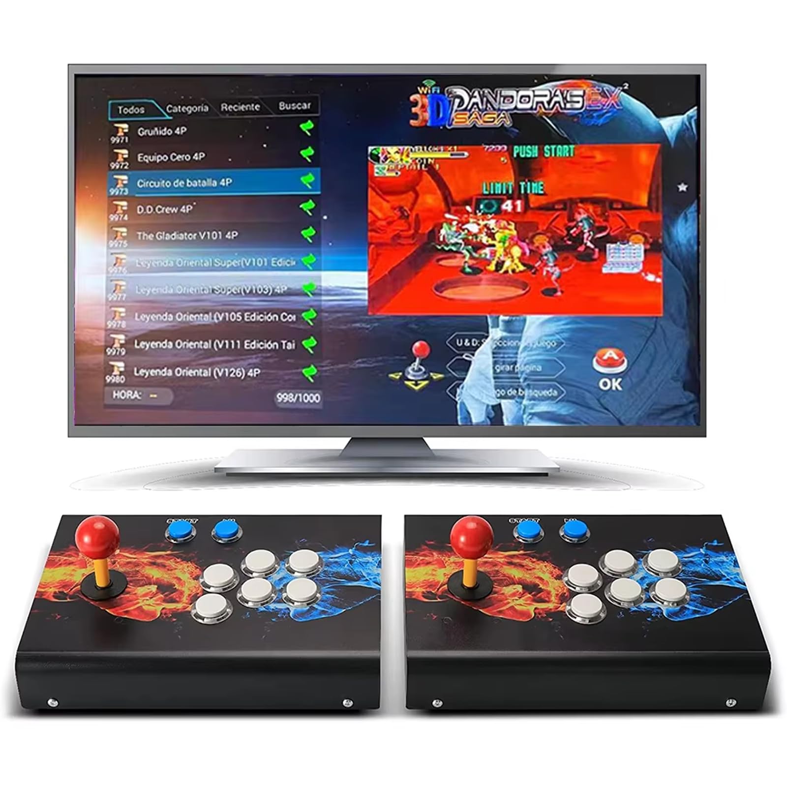 Trackball Controller Arcade - 10000 Games in 1 Pandora Box