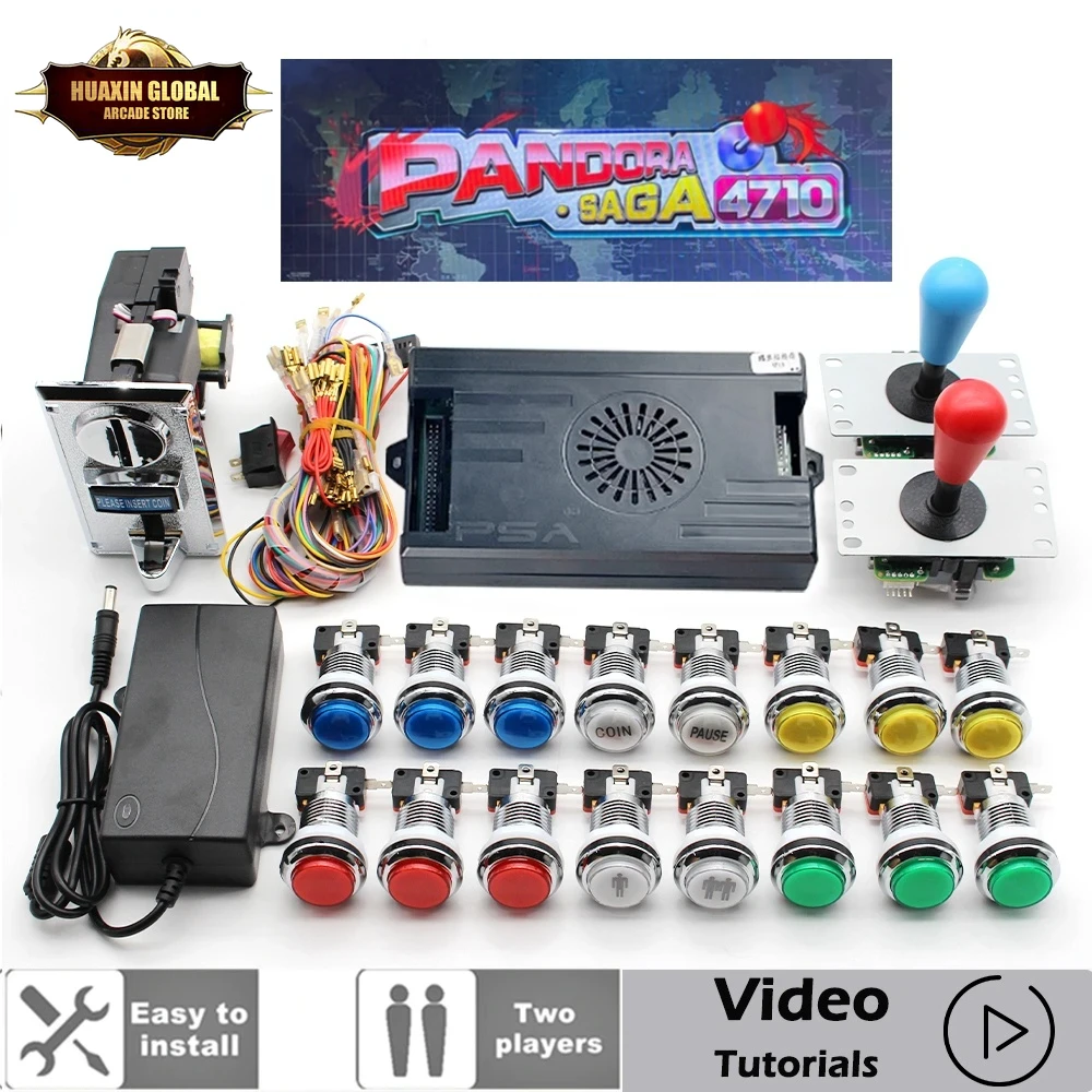 Bộ Kit Pandora Saga 4710 trong - đánh giá và giá Trackball Controller Arcade
