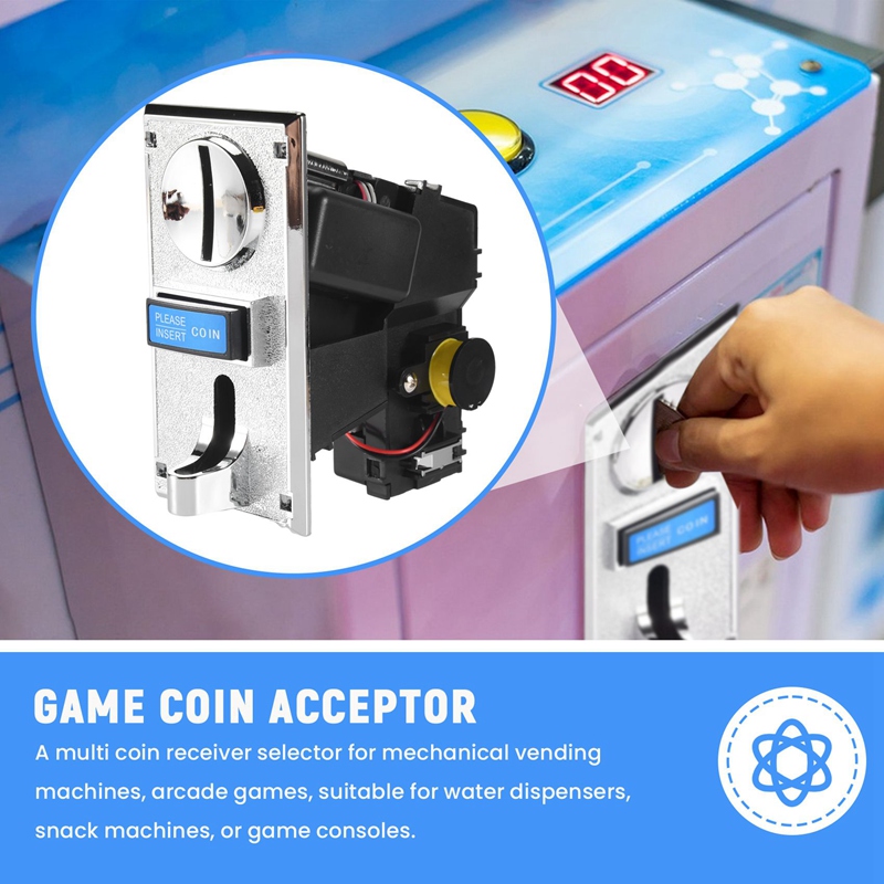 Multi Coin Acceptor Selector f - đánh giá và giá Arcade Vending & Laundry