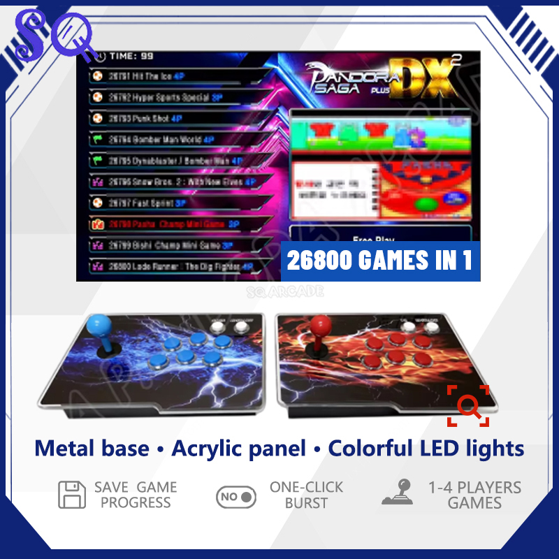 26800 in 1 Pandora Saga DX2 Sp - đánh giá và giá Trackball Controller Arcade
