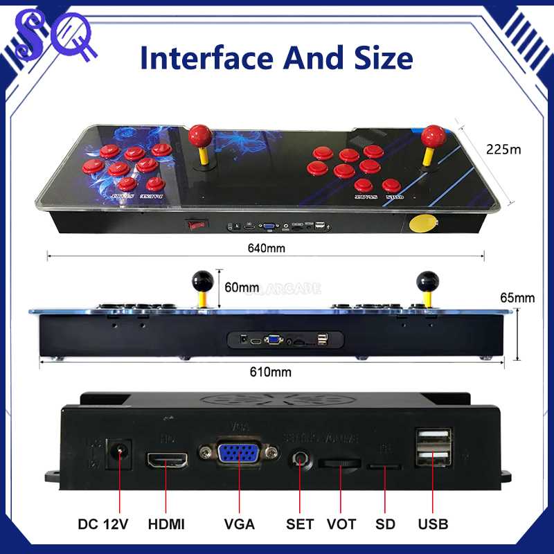 Pandora Saga DX 9800 All in On - đánh giá và giá Trackball Controller Arcade